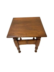 Aesthetic Movement Side Table by C. Fischer Amsterdam, 1900s.